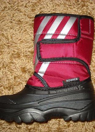 Легкие зимние ботиночки на мокрую погоду и зиму (34/35/36/37)