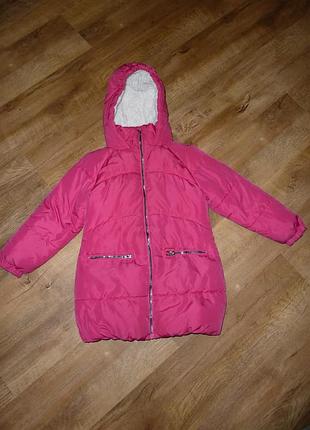 06/2017 next теплая куртка, пальто некст на 6 лет рост 116 см, сделана в мьянме