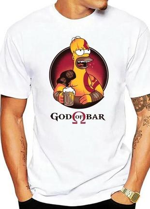 Футболка «homer god of bar»