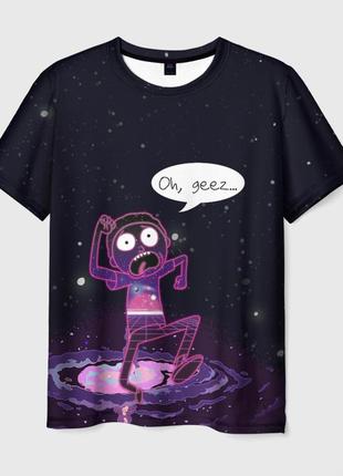 Футболка 3d «rick and morty»