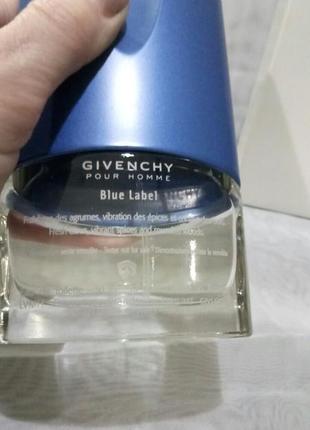 Givenchy blue label 50мл тестер,чоловіча туалетна вода.оригінал.2 фото