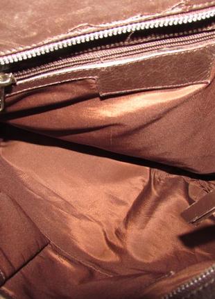 Величезна сумка хобо 100% натуральна шкіра5 фото