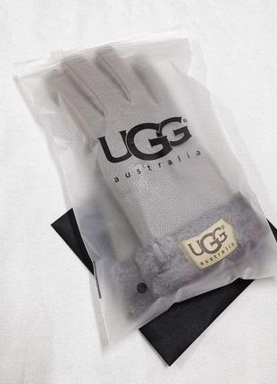 Трикотажные перчатки "ugg"4 фото