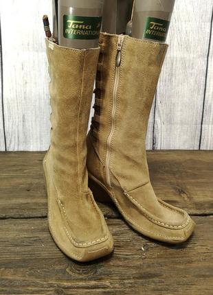 Стильні чобітки kickers, 38 (24.5 см), шкіра, отл упоряд!