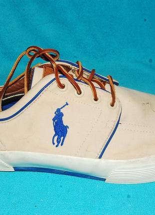 Кеды polo 45 р бежевые 7