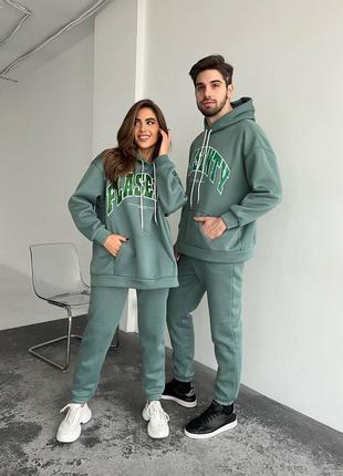Костюм family look♥️ Полый костюм худи + штаны