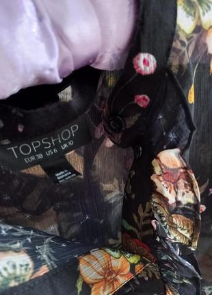 ❤красива шифонова блуза ❤ topshop s m ❤3 фото