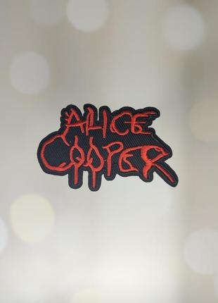 Нашивка, патч "alice cooper"2 фото