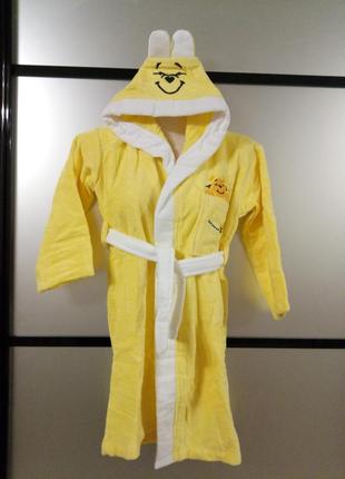 Дитячий махровий халатик велюр/махра,100％котон,в наявності кольори і розміри.пр-під туреччина