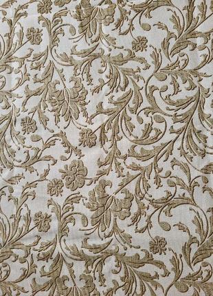 Новорічна скатертина з рогожки  "богема" на квадратний стіл