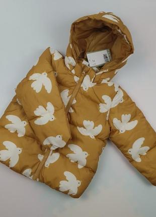 Демисезонная дутая куртка h&m 92, 98, 104 размеры