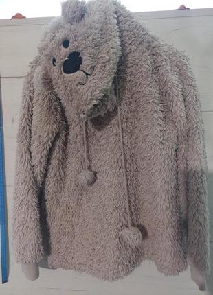 Худи теплый домашняя теплая кофта