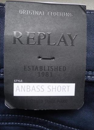 Шорты  джинсовые  replay anbass original italy новые (32)6 фото