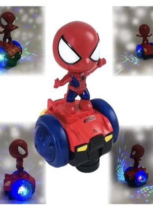 Детская игрушка машинка super spider car с диско-светом и музыкой