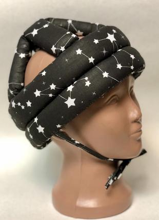 Детский защитный противоударный мягкий шлем шапка от ударов и падений защита на голову6 фото