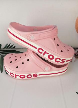 Жіночі крокси сабо bayaband crocs рожеві, блакитні, лаванда1 фото