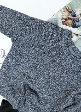 Комфортный меланжевый свитер от primark.2 фото