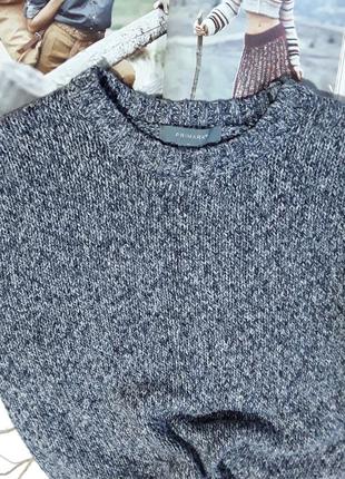 Комфортний меланжевий светр від primark.3 фото