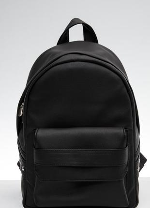 Базовый черный рюкзак8 фото