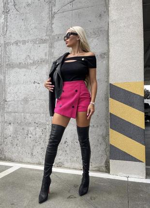 Юбка шорты кашемир 7