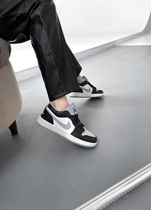 Женские кожаные кроссовки nike air jordan #найк