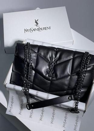 Женская стильная чорна сумка с регулируемой цепочкой🆕 сумка на цепочках1 фото