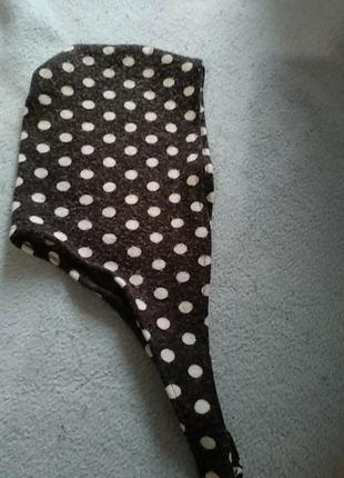 Капор чепчик теплый