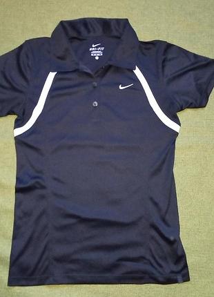Nike dri-fit футболка -поло