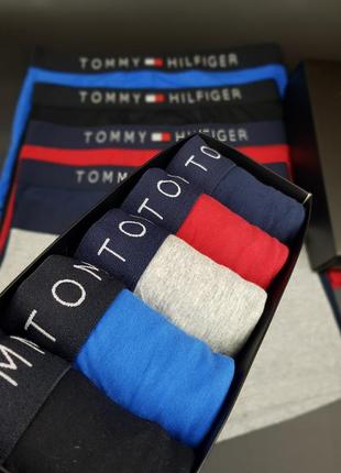 Чоловічі труси боксери tommy hilfiger, набір 3 шт, 4 шт, 5 шт . нижньої білизни2 фото