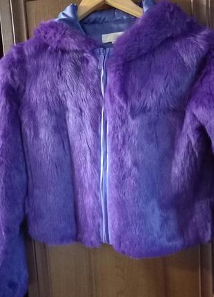 Шуба куртка кролик натуральный