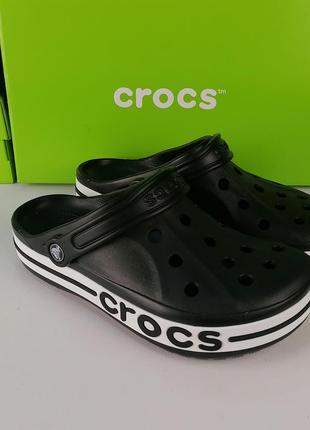 Bayaband crocs black крокси сабо унісекс чорні