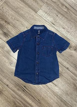 Сорочка на короткий рукав gap