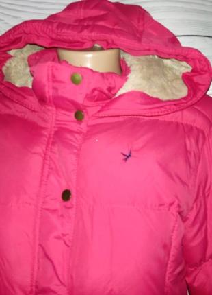 Теплая дутая женская зимняя куртка, 42-442 фото