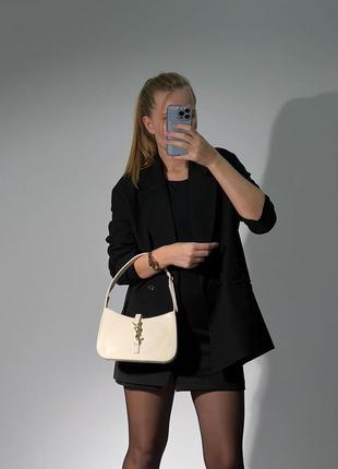 Женская стильная  бежевая сумка с ручкой🆕 сумка под крокодиловую кожу2 фото
