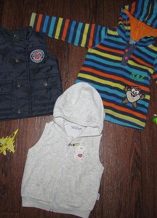 Пакет речей. пакет вещей. жилетка, жилет, теплий реглан. приблизно на 1-2 года, 80 р. написано вещи