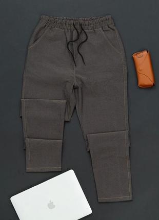 Стильні чоловічі штани топ якості повсякденні класичні брюки