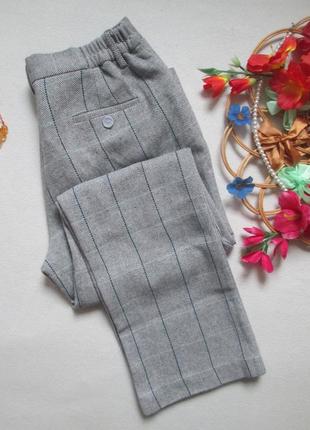 Мега классные тёплые брюки c шерстью принт ёлочка cotton traders ❄️⛄❄️7 фото