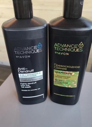 Шампунь эйвон сияние и 2в1 от перхоти шампунь бальзам avon abvance techniques xxl