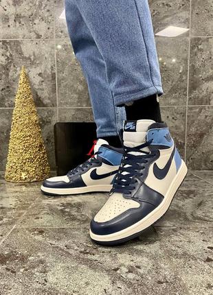 Кроссовки nike air jordan 1, люкс качество