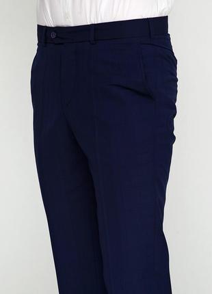 Темно-синий демисезонный костюм (пиджак, брюки) брючный alejandro moreno4 фото