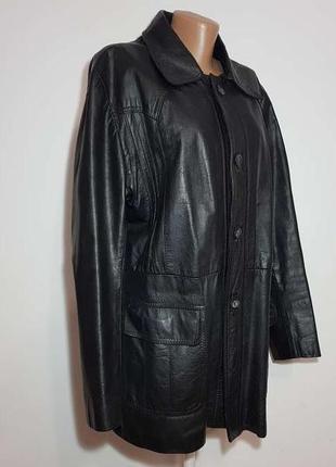 Куртка шкіряна xxl-3xl, gama london, упоряд. відмінне!3 фото