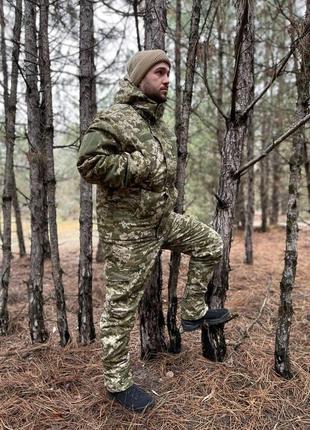 Тактичесикй бушлат зимний военный пиксель мм-14