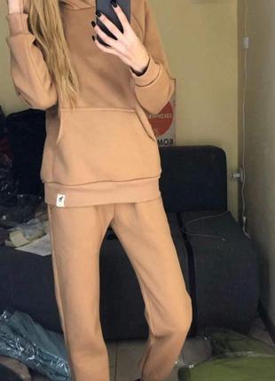 Зимний спортивный костюм на флисе budu brand