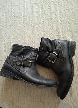 Натуральна шкіра стильні черевики