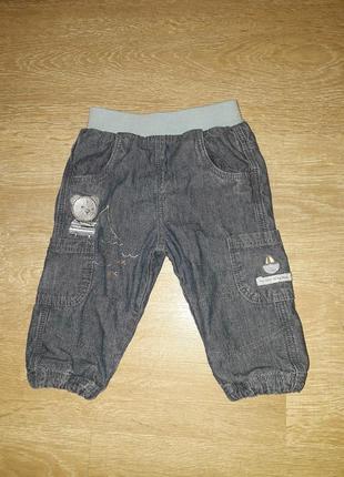 Джинсы на тонкой подкладке, бриджи