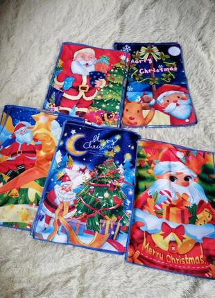 Новогодние полотенца яркие принты новорічні рушники яскраві принти6 фото