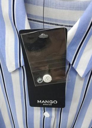 Очень классная рубашка из вискозы mango, размер xs, s, m3 фото
