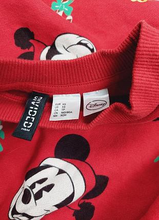 Новорічний світшот h&m mickey mouse 3