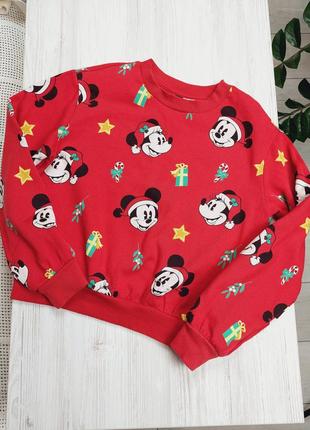 Новорічний світшот h&m mickey mouse