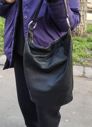Шкіряна жіноча сумка coccinelle оригінал2 фото